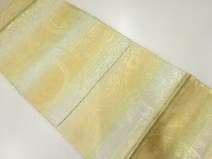 アンティーク　花鳥に人物更紗模様織出し袋帯（材料）